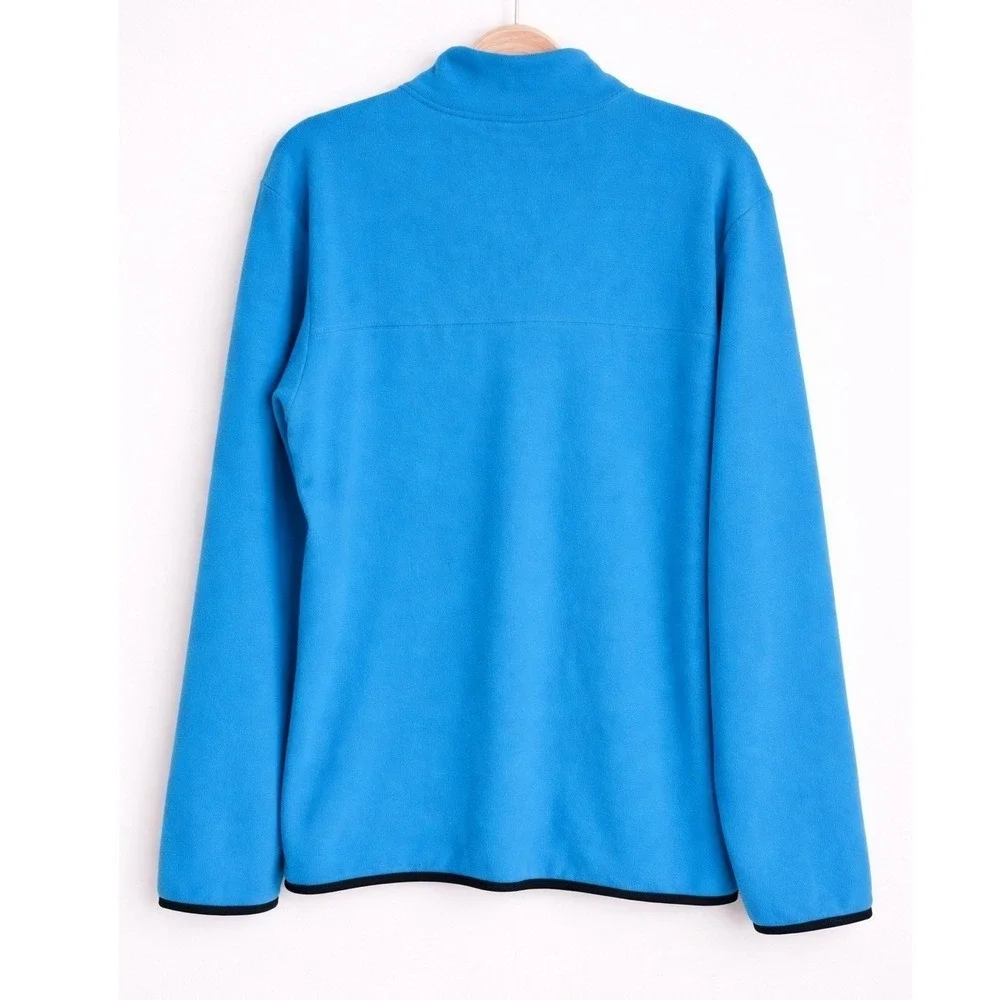 The North Face New Mens Anchor 1/4 Zip Fleece Pullover Blue SZ XL Gorpcore